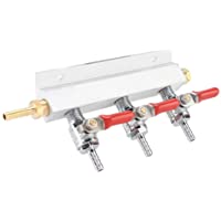 Wifehelper Dispensador de Barril de Dispensación de Barriles de Cerveza Duraderos a Prueba de Herrumbre de 3 Vías de…